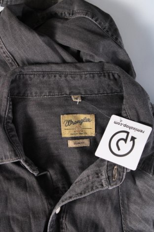 Ανδρικό πουκάμισο Wrangler, Μέγεθος L, Χρώμα Γκρί, Τιμή 34,29 €