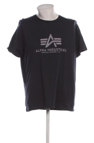 Herren T-Shirt Alpha Industries, Größe XXL, Farbe Blau, Preis 27,79 €