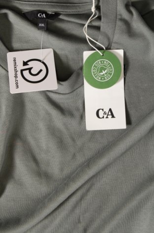 Ανδρικό t-shirt C&A, Μέγεθος XXL, Χρώμα Πράσινο, Τιμή 10,74 €