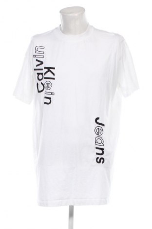 Ανδρικό t-shirt Calvin Klein Jeans, Μέγεθος XL, Χρώμα Λευκό, Τιμή 27,99 €