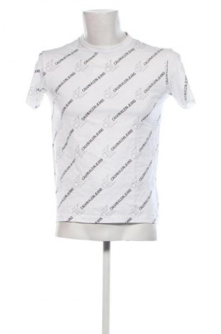 Herren T-Shirt Calvin Klein Jeans, Größe S, Farbe Weiß, Preis € 22,99