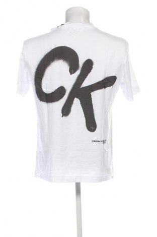 Tricou de bărbați Calvin Klein Jeans, Mărime S, Culoare Alb, Preț 269,99 Lei