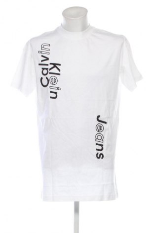 Męski T-shirt Calvin Klein Jeans, Rozmiar S, Kolor Biały, Cena 262,99 zł