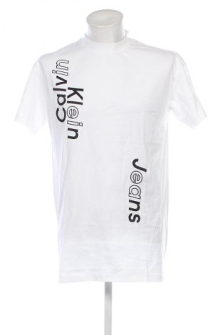 Herren T-Shirt Calvin Klein Jeans, Größe XS, Farbe Weiß, Preis 57,49 €