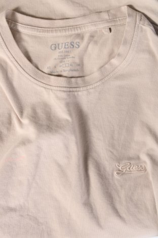 Męski T-shirt Guess, Rozmiar L, Kolor Beżowy, Cena 113,49 zł