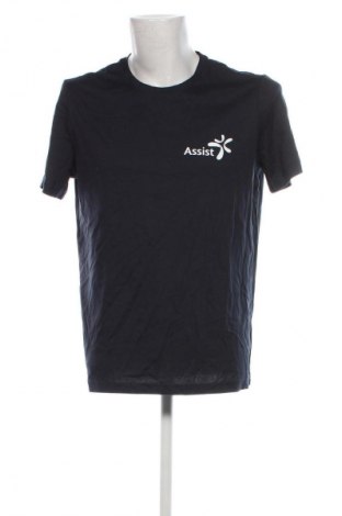 Herren T-Shirt Kariban, Größe L, Farbe Blau, Preis € 4,49