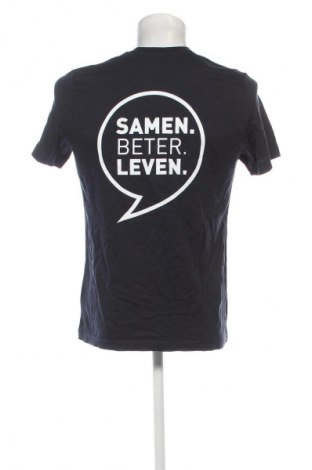 Herren T-Shirt Kariban, Größe M, Farbe Blau, Preis 5,49 €