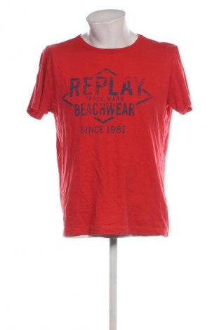 Herren T-Shirt Replay, Größe L, Farbe Rot, Preis € 10,99