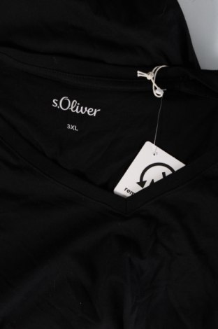 Ανδρικό t-shirt S.Oliver, Μέγεθος 3XL, Χρώμα Μαύρο, Τιμή 18,45 €