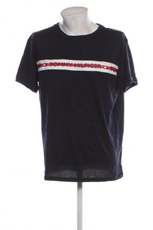 Męski T-shirt Tommy Hilfiger, Rozmiar XL, Kolor Niebieski, Cena 262,99 zł