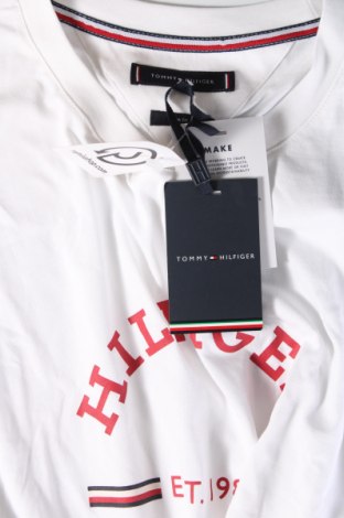 Męski T-shirt Tommy Hilfiger, Rozmiar L, Kolor Biały, Cena 157,99 zł