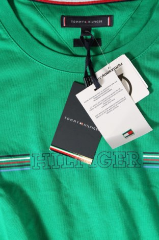 Męski T-shirt Tommy Hilfiger, Rozmiar XXL, Kolor Zielony, Cena 184,99 zł