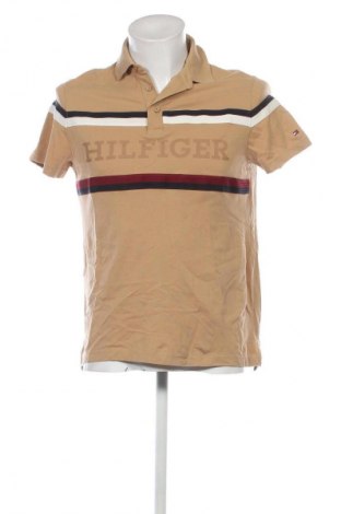 Tricou de bărbați Tommy Hilfiger, Mărime M, Culoare Bej, Preț 542,99 Lei