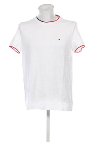 Męski T-shirt Tommy Hilfiger, Rozmiar L, Kolor Biały, Cena 262,99 zł