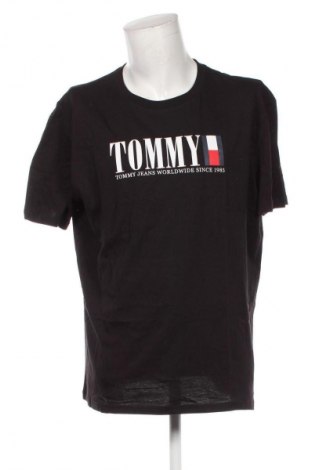 Ανδρικό t-shirt Tommy Jeans, Μέγεθος XXL, Χρώμα Μαύρο, Τιμή 50,99 €