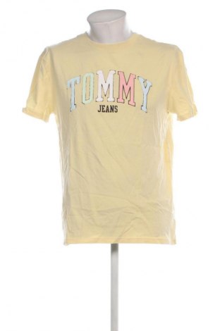 Męski T-shirt Tommy Jeans, Rozmiar L, Kolor Żółty, Cena 76,99 zł