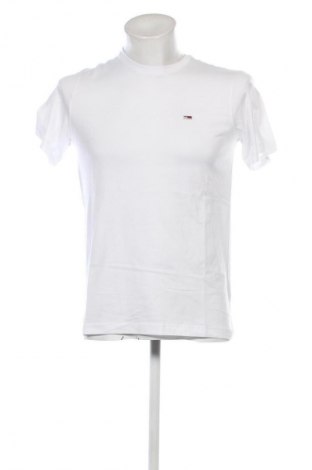 Herren T-Shirt Tommy Jeans, Größe S, Farbe Weiß, Preis 57,99 €