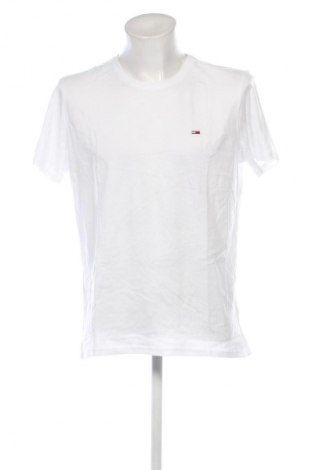 Tricou de bărbați Tommy Jeans, Mărime XL, Culoare Alb, Preț 141,99 Lei