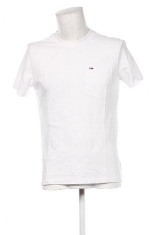 Tricou de bărbați Tommy Jeans, Mărime L, Culoare Alb, Preț 161,99 Lei