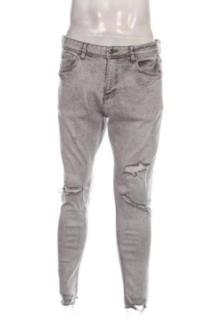 Herren Jeans Bershka, Größe L, Farbe Grau, Preis 8,99 €