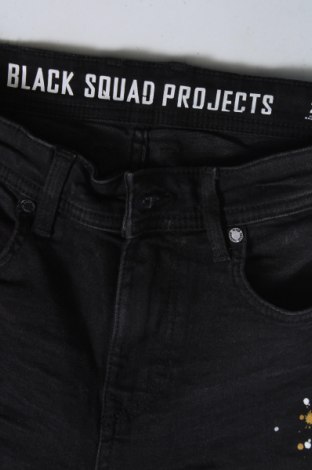 Męskie jeansy Black Squad, Rozmiar M, Kolor Czarny, Cena 37,49 zł