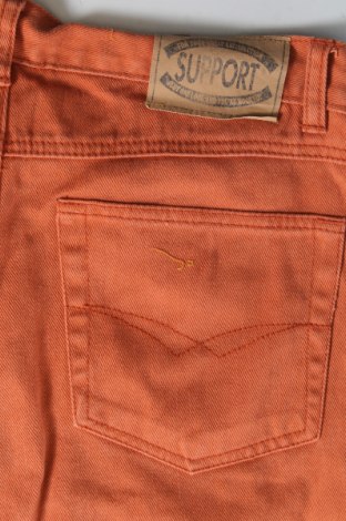 Herren Jeans Support, Größe S, Farbe Orange, Preis € 5,49