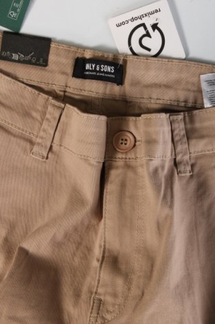 Pantaloni scurți de bărbați Only & Sons, Mărime L, Culoare Bej, Preț 52,99 Lei