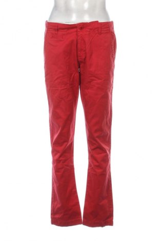 Pantaloni de bărbați Knowledge Cotton Apparel, Mărime M, Culoare Roșu, Preț 30,99 Lei