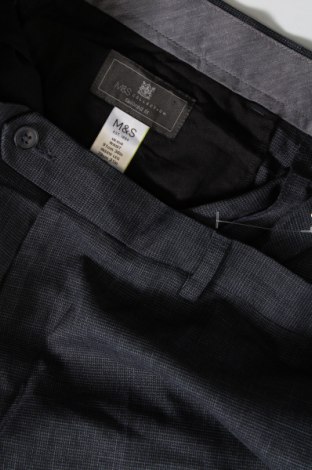 Pantaloni de bărbați Marks & Spencer, Mărime L, Culoare Albastru, Preț 88,99 Lei