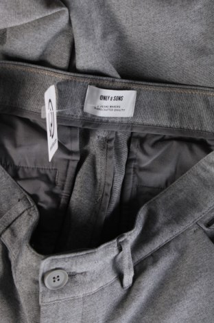 Herrenhose Only & Sons, Größe M, Farbe Grau, Preis 8,99 €