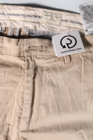 Pantaloni de bărbați Selected Homme, Mărime XL, Culoare Bej, Preț 44,99 Lei