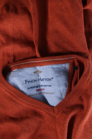 Herrenpullover Fynch-Hatton, Größe M, Farbe Orange, Preis € 22,49