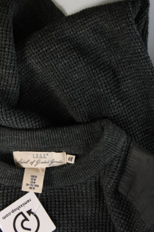 Męski sweter H&M L.O.G.G., Rozmiar M, Kolor Zielony, Cena 41,99 zł