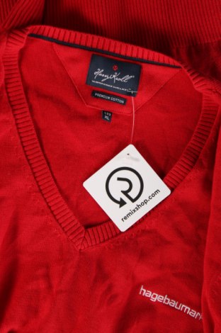 Herrenpullover Hakro, Größe XL, Farbe Rot, Preis € 9,49