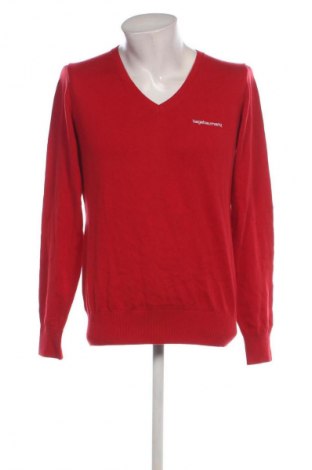 Herrenpullover Hakro, Größe XL, Farbe Rot, Preis € 9,49