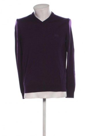 Herrenpullover Hugo Boss, Größe M, Farbe Lila, Preis 49,49 €