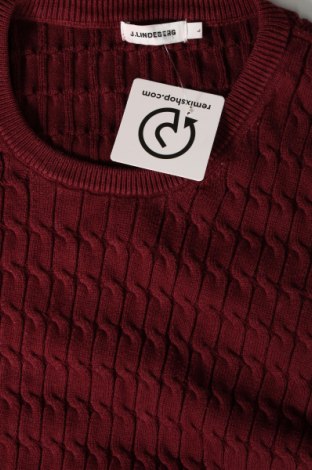 Herrenpullover J.Lindeberg, Größe L, Farbe Rot, Preis 30,49 €