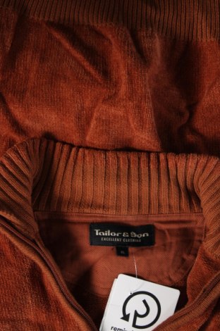 Herrenpullover Tailor & Son, Größe XL, Farbe Braun, Preis 9,49 €