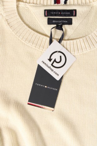 Męski sweter Tommy Hilfiger, Rozmiar M, Kolor ecru, Cena 414,99 zł