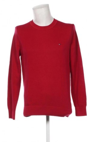 Herrenpullover Tommy Hilfiger, Größe M, Farbe Rot, Preis 67,99 €