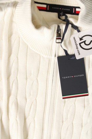 Męski sweter Tommy Hilfiger, Rozmiar XXL, Kolor Biały, Cena 380,99 zł