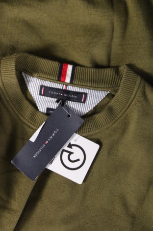 Męski sweter Tommy Hilfiger, Rozmiar L, Kolor Zielony, Cena 382,99 zł