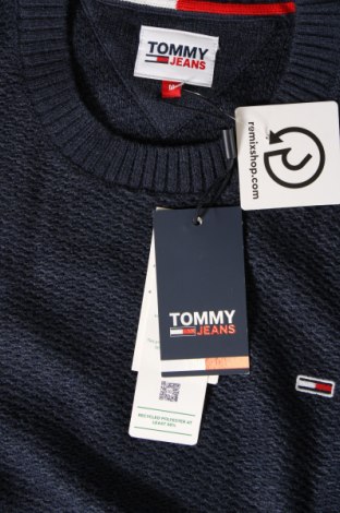 Мъжки пуловер Tommy Jeans, Размер M, Цвят Син, Цена 182,49 лв.