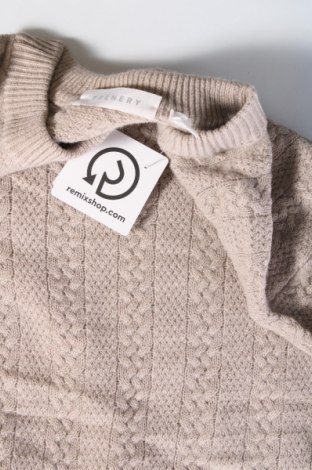 Herrenpullover Trenery, Größe L, Farbe Beige, Preis 12,29 €