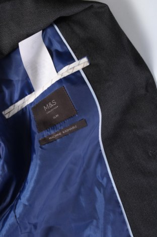 Herren Sakko Marks & Spencer, Größe L, Farbe Grau, Preis € 43,29