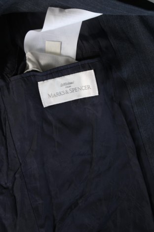 Мъжко сако Marks & Spencer, Размер M, Цвят Син, Цена 62,29 лв.