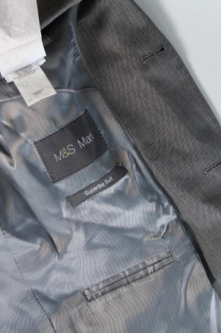 Herren Sakko Marks & Spencer, Größe L, Farbe Grau, Preis 43,29 €