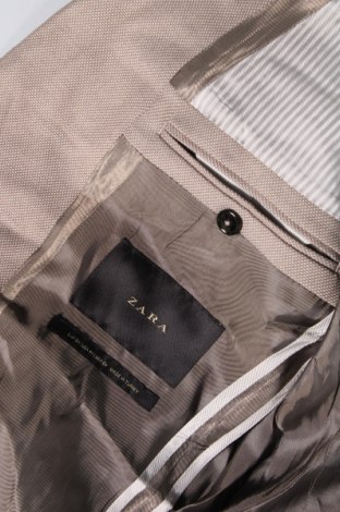 Ανδρικό σακάκι Zara, Μέγεθος XL, Χρώμα  Μπέζ, Τιμή 13,99 €