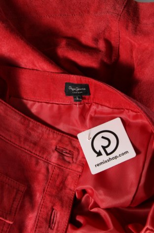 Lederrock Pepe Jeans, Größe S, Farbe Rot, Preis 18,49 €