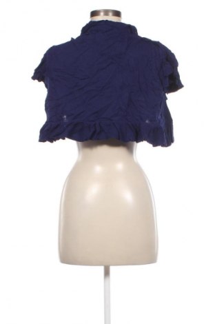 Poncho, Größe M, Farbe Blau, Preis € 9,49